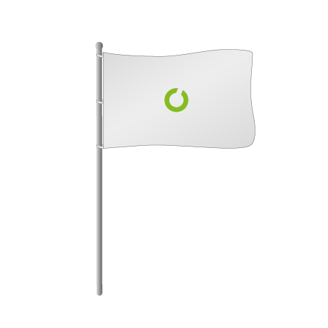 Hissflaggen | B 120 cm x H 80 cm | einseitig bedruckt